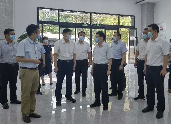 安陽(yáng)市委常委、常務(wù)副市長(zhǎng)陳志偉一行到克能新能源調(diào)研（2021年8月6日）